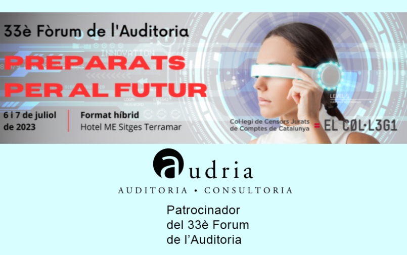 Audria patrocinador Fòrum Auditoria